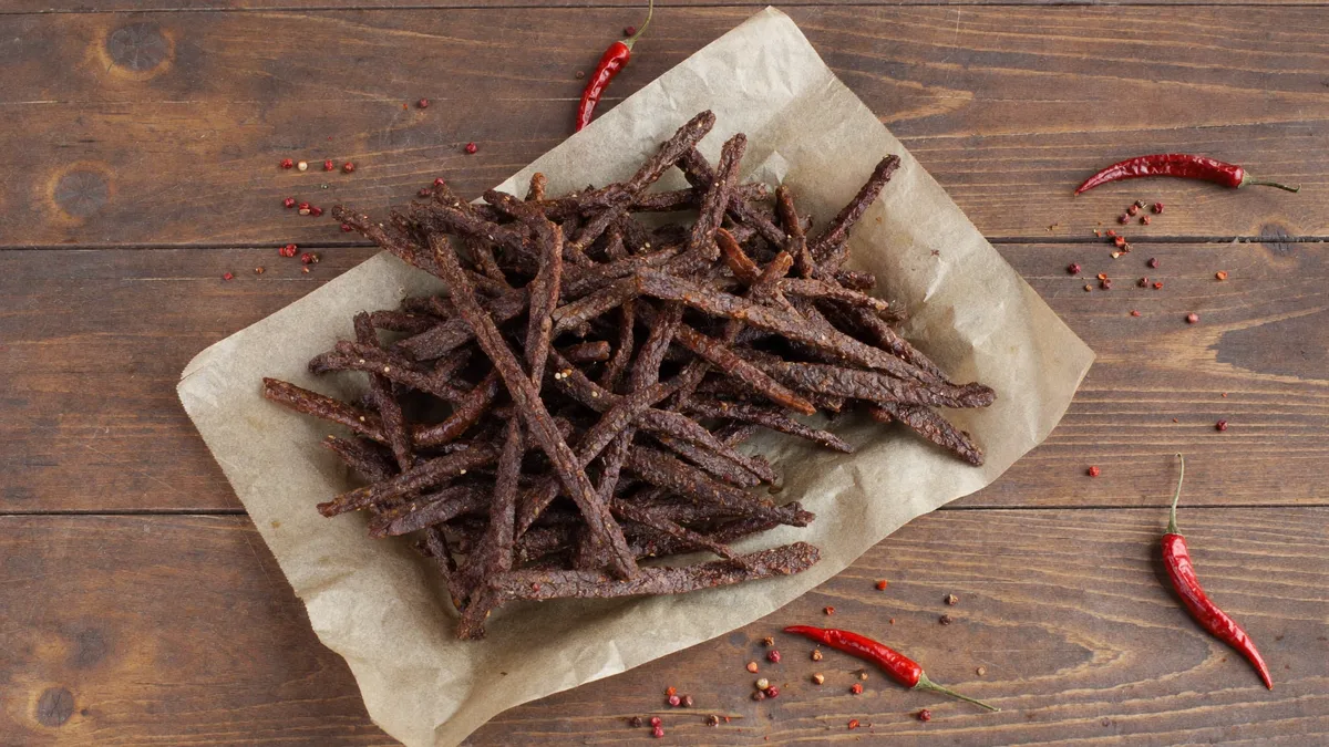 Freeze dried and dehydrated fruit side by side